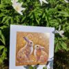 Osterkarte Klimt-hasengrüße