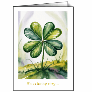 It’s a lucky day… | Glückskarte