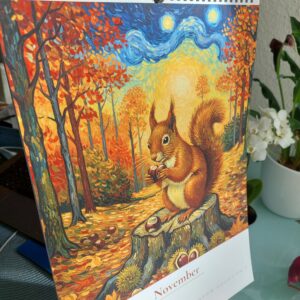 Van Gogh Tiere Kunstkalender 2026 A3