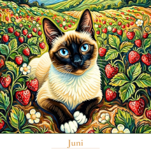 Katzenkalender 2027  Siamkatzen im Van Gogh Stil | Premium-Kunstkalender | Deutsche Feiertage